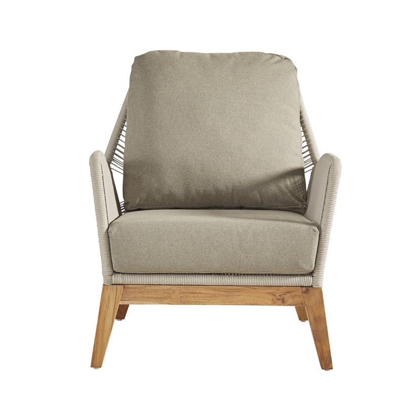 Chaise de patio avec coussins Danal Fiddler