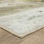 Tapis crème / doré à motif abstrait moderne Hennigan-933902028