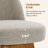 26" Swivel Upholstered Counter Stool With Solid Wood Frame-1350606941