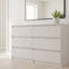120 cm W Chest of 6 Drawers-810682659