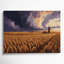 Art mural sur toile «USA State Kansas Brown»-1533565660