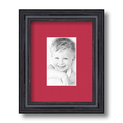 Wood Matte Picture Frame with Mat