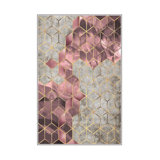 Washable Geometric Indoor Rug