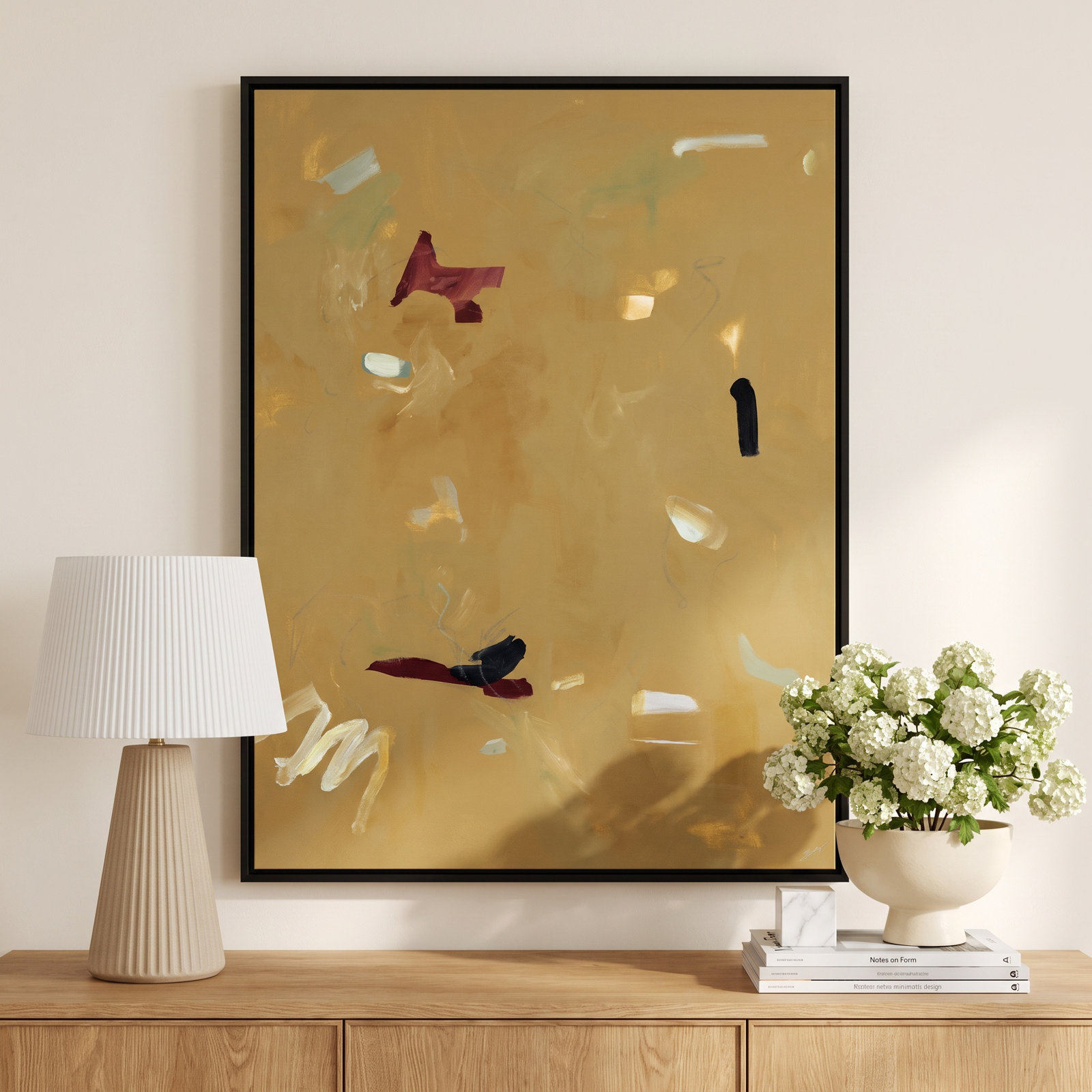 Vargas "Particles I" Print by Bobby Berk, 42.75" H x 31.75" W