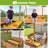 Aivituvin x Solid Wood Sandbox with Cover