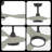 52" Ulanda Blade LED Propeller Ceiling Fan with Remote Control-2131783105