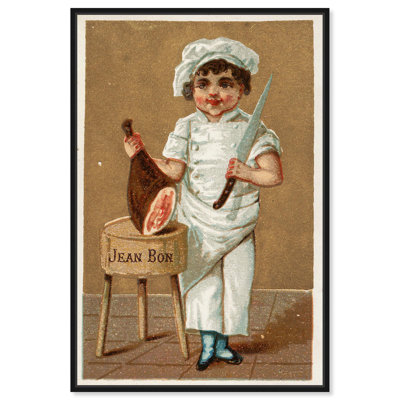 «Little Jean Bon», affiches rétro sur toile par Art Remedy