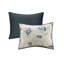 Collection de literie bleu très grand - coton 200tc avec motif décoratif 7 pièces et foncé