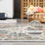 Abstract Machine Printed Area Rug-1395713487