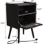 Table de chevet en bois massif Birdsall-86870244
