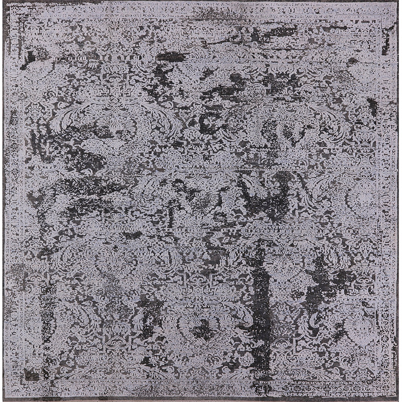 Hylton Abstract Indoor Rug, Square 4'