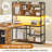 Barbarino Modular L-Shaped Iron Computer Desk-224804966