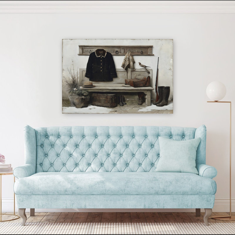«Hunting Essentials Abstract», reproduction d'art mural contemporain, 40" H x 60" W