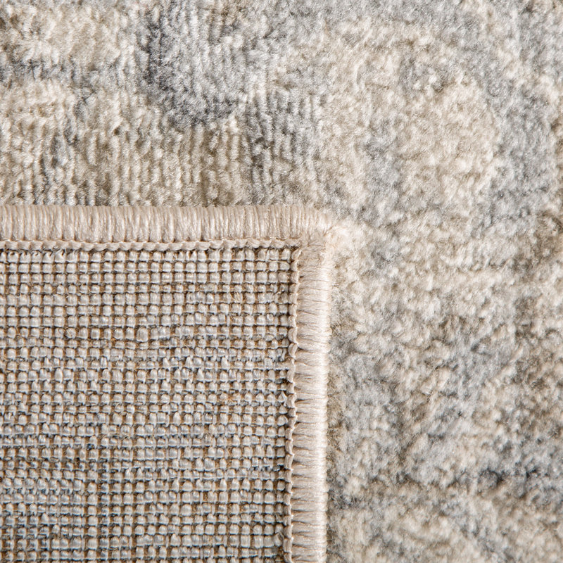Hogan Oriental Area Rug, Cream/Grey, Runner 61 x 244 cm