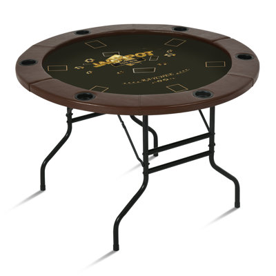 Table de poker ronde pliable Raychee 46 po Texas Holdem