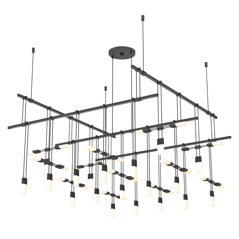 Suspenders 19 - Light Dimmable LED Modern Linear Chandelier