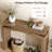 39.4" Console Table with 1.97" Thick Tabletop, Small Entryway Table Sofa Console for Hallway, Foyer, Living Room-1958025264-1960906020
