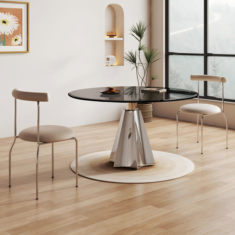 Table de salle à manger 39,37 po, 29.53" H x 39.37" W x 39.37" D