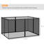 Outsunny Grey Polyester Screen for Gazebo