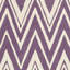 Tapis décoratif ivoire / violet en laine touffeté à la main Sanyla-666458368