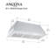 36" 600 CFM Ducted Insert Range Hood in Stainless Steel with Night light