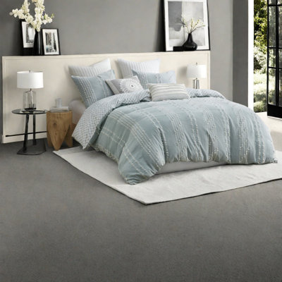 Premium Cotton Jacquard Bedding Set, King Size, Modern Design For Elegant Home