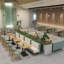 Ensemble de deux bancs en similicuir pour salle à manger