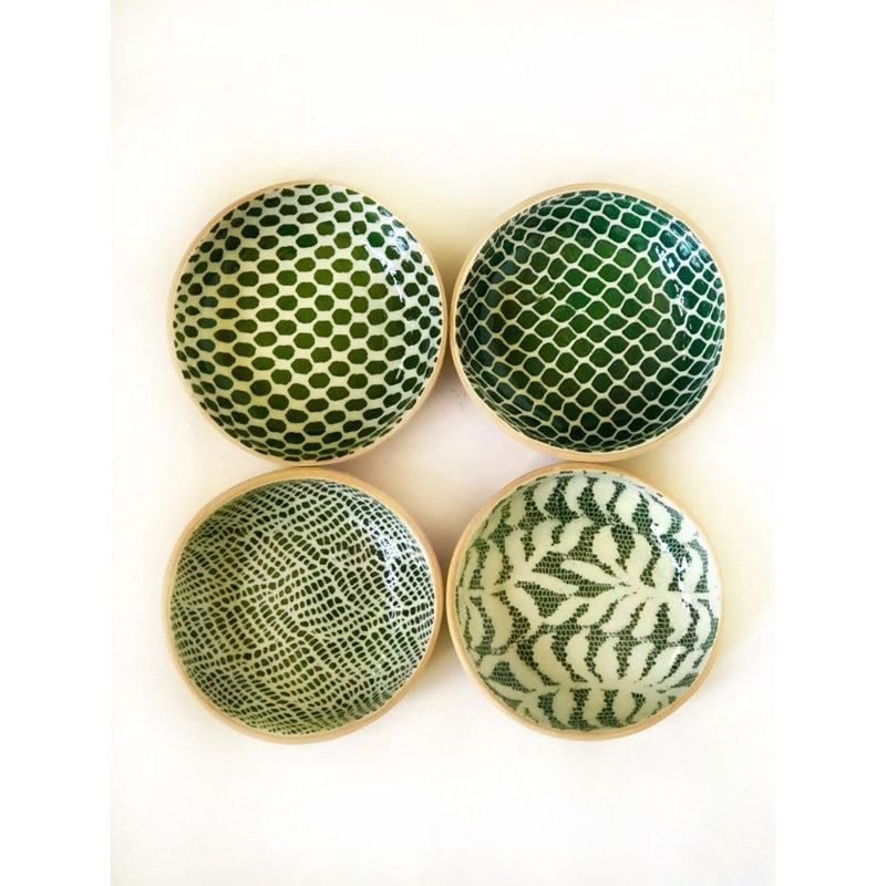 Pine Handmade Stoneware Dessert Bowl