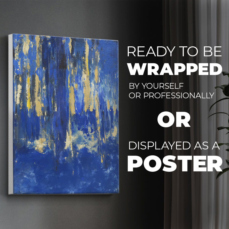ABSTRACT Series XXI - Impression sur toile seulement - NON-CADRE, H 12 po x l 8 po