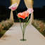 Fleurs artificielles géantes avec tiges et base-818968855