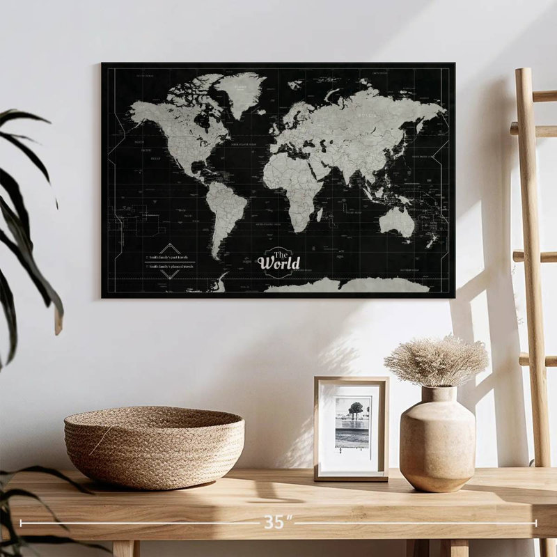 Pin's personnalisé Altaira World - foncé, H 16 po x l 24 po, Oui