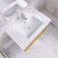 Meuble-lavabo mural simple 30 po avec comptoir en céramique