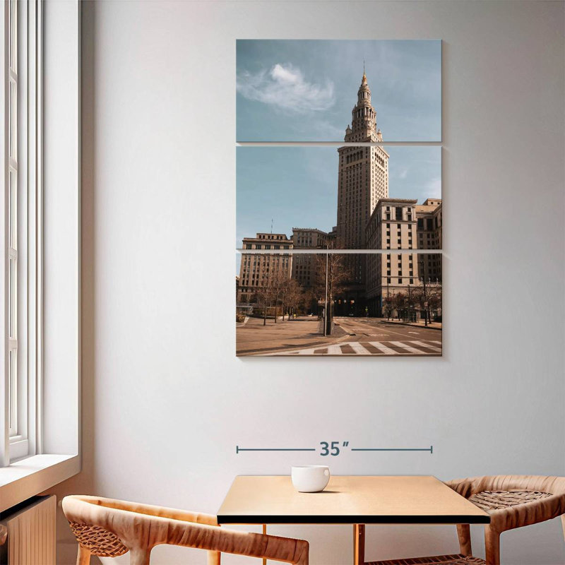 Lilie Downtown Cleveland, 65" H x 42" W