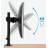 Height Adjustable Universal 2 Screen Desk Mount