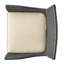 Multi pivot pour espaces extérieurs avec rembourrage beige - Coussin moderne et confortable