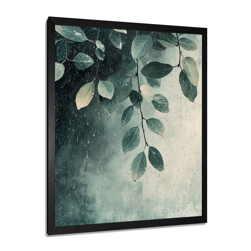 Rachelle - Décoration murale florale, Noir, noir, noir, noir, 20" H x 12" W, Picture Framed