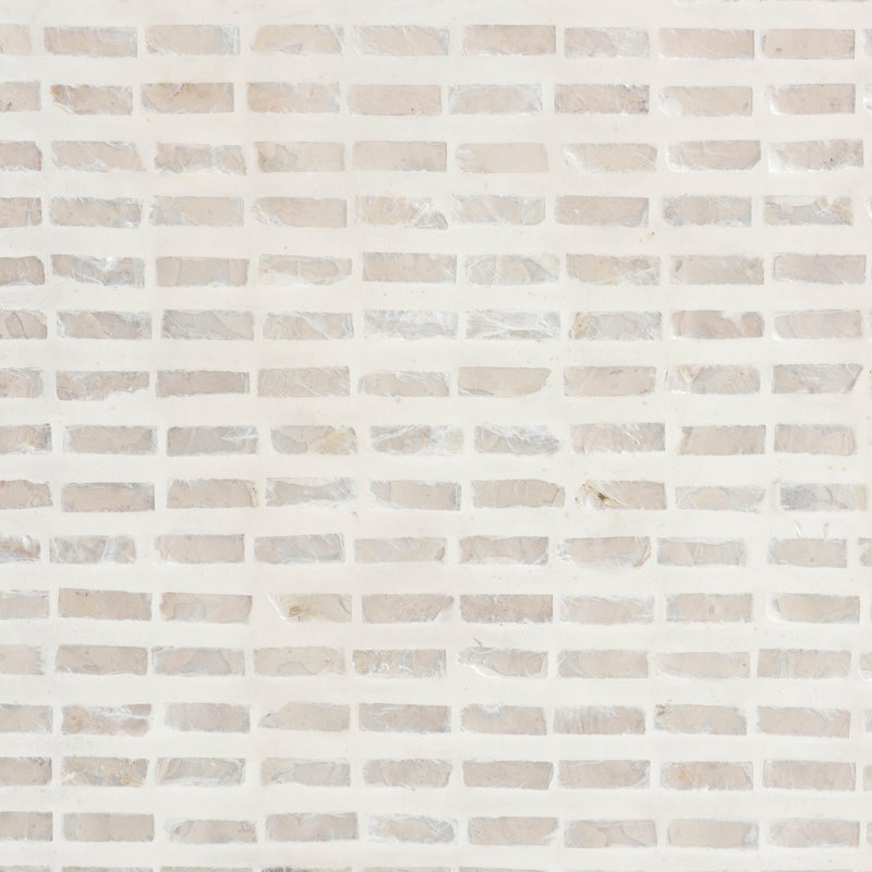 Console en coquille de nacre blanche Capiz