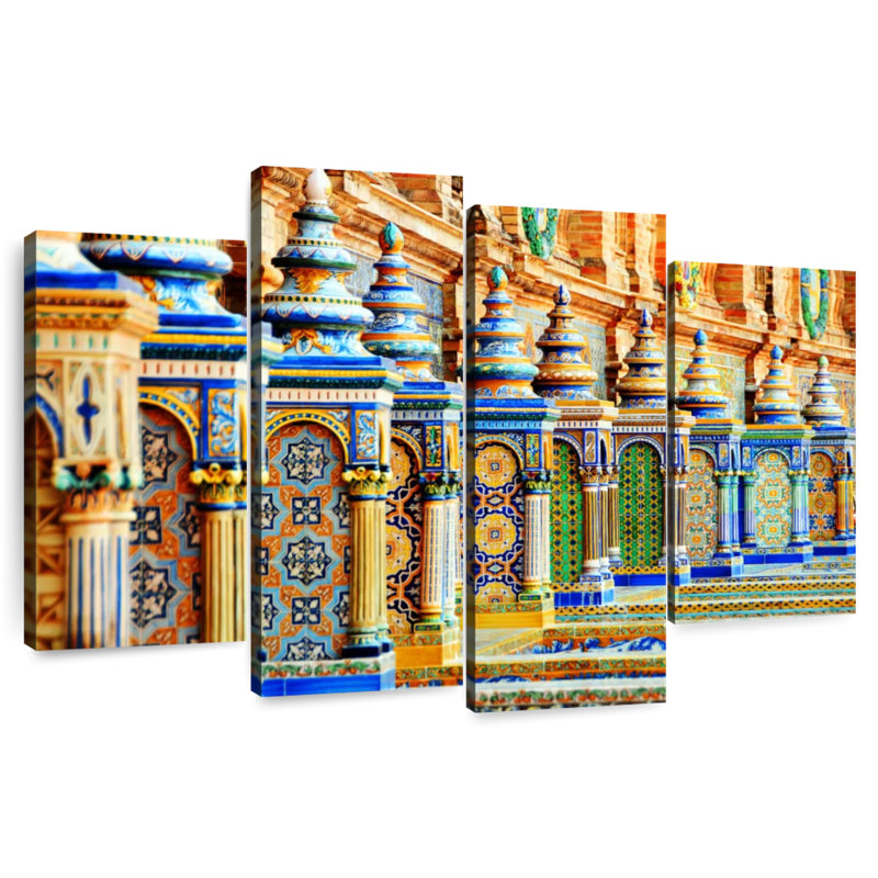 Balustrade en céramique Lilie Seville, H 32 po x l 52 po