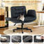 Ensemble de 2 chaises de bureau 32,7 po de largeur en cuir de polyuréthane de qualité supérieure avec accoudoirs réglables à 5 positions et siège large adapté aux animaux de compagnie-1014265301-1014265304