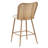 Rattan Counter Height Bar Stools, 26'' Modern Boucle Counter Stools With Butterfly Cane Back, Wicker Counter Stools For Kitchen,Home Bar,Restaurant,Set Of 2, White-1863745101