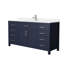 Beckett 66" Freestanding Single Bathroom Vanity with Cultured Marble Top-245638951-237132391-245638944