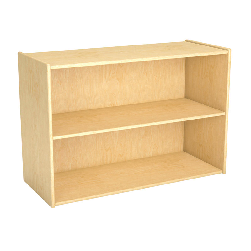 2 Compartment Manufactured Wood Shelving Unit