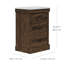 Ensemble de meuble-lavabo simple 24 po avec deux tiroirs Estebana-353092800