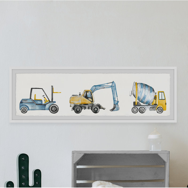 «Ready For Action», reproduction encadrée, H 10 po x l 30 po x P 1,5 po