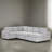 108" Upholstered Pull-Out Sleeper Sectional Sofa Bed-1353923142