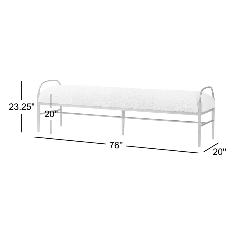 Demi Accent Bench, Laughlin Plum