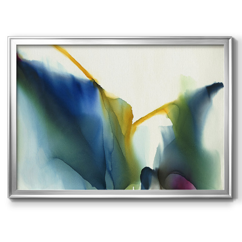 Impression sur toile encadrée, Toile avec cadre argenté, H 30 po x l 44 po x P 1,5 po