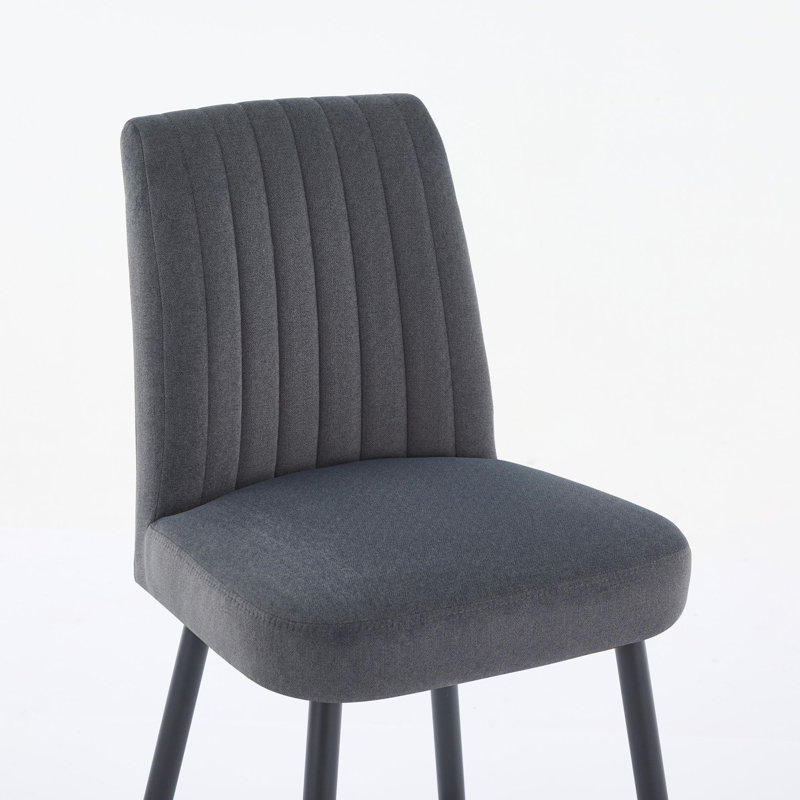 Chaise de bar, Gris foncé
