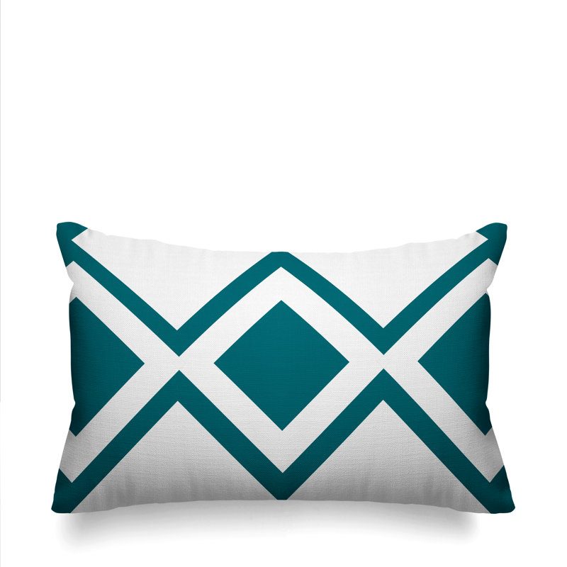 Halsey Loop Indoor/Outdoor Throw Pillow, Green