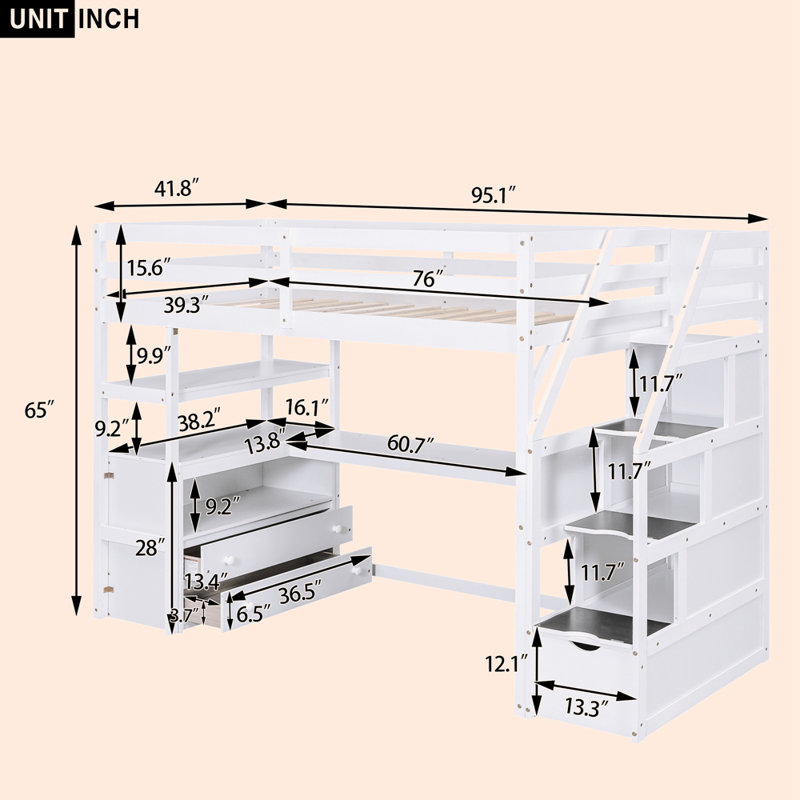 Iemanja Storage Bed, White